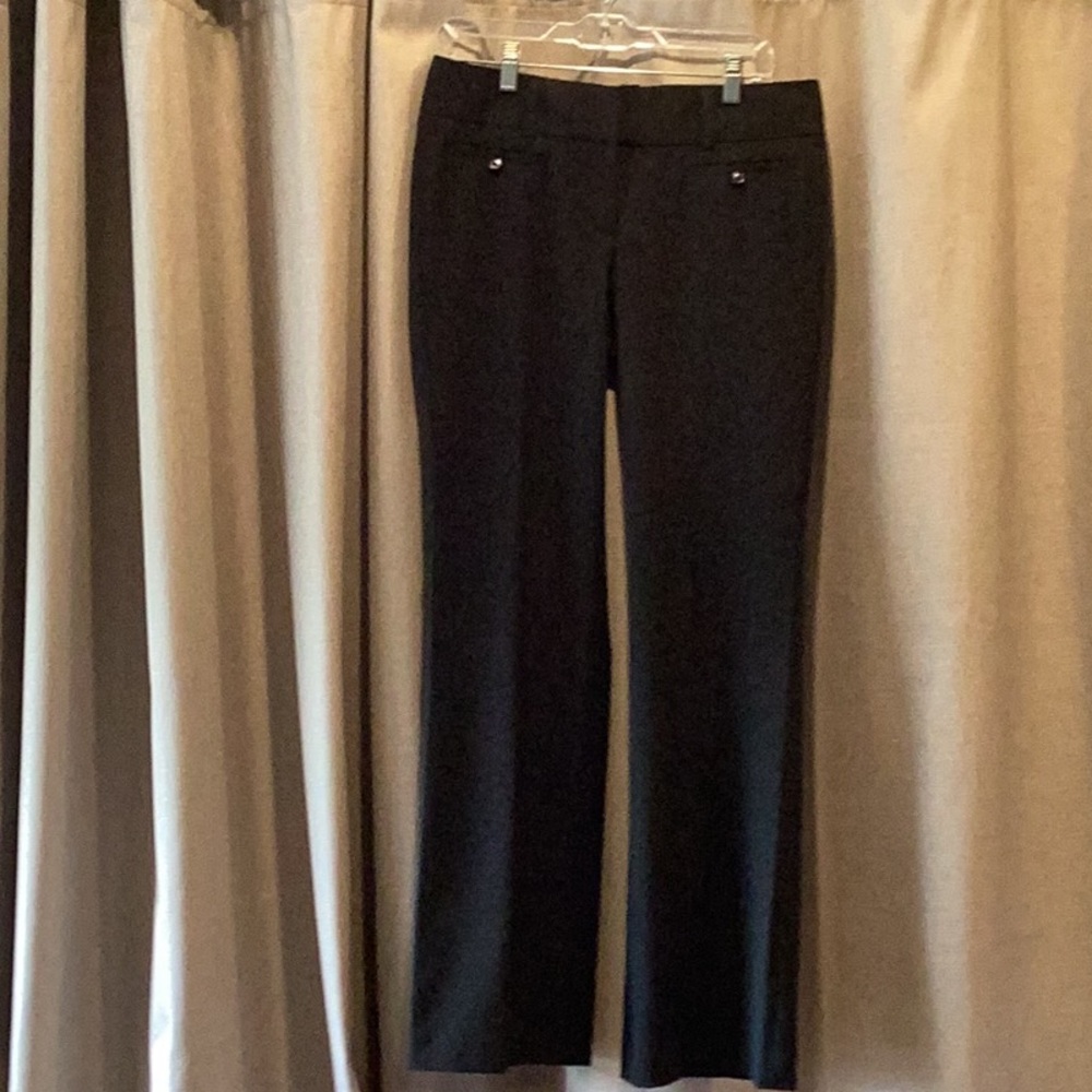 LOFT Classic Marissa Black Women's Trousers, size 4.